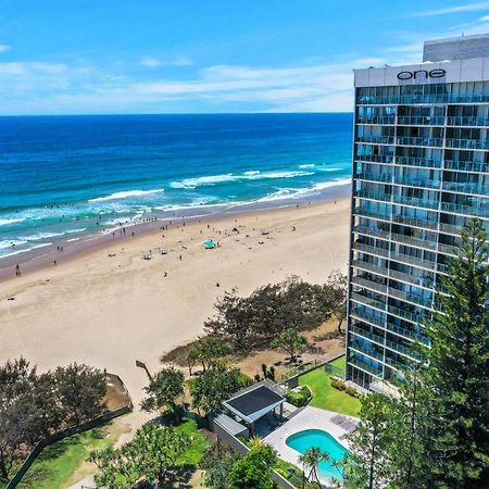 One The Esplanade Apartments On Surfers Paradise Guldkusten Exteriör bild